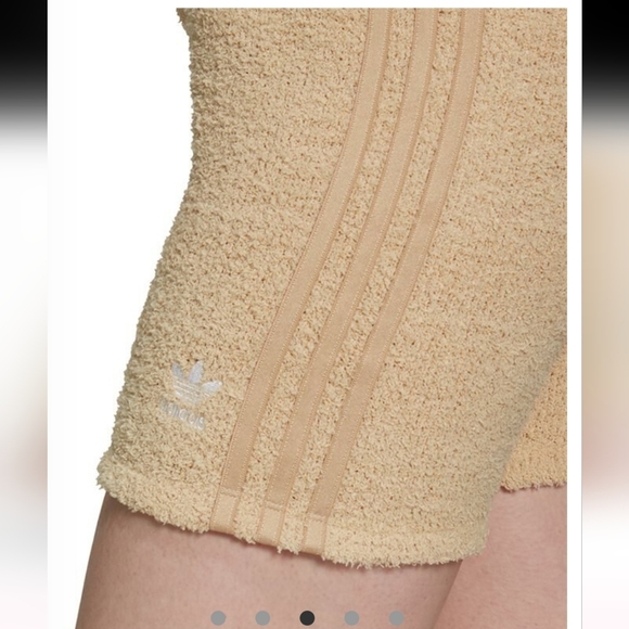 Beige Loungewear Shorts Set with Long Cardigan - Picture 6 of 12